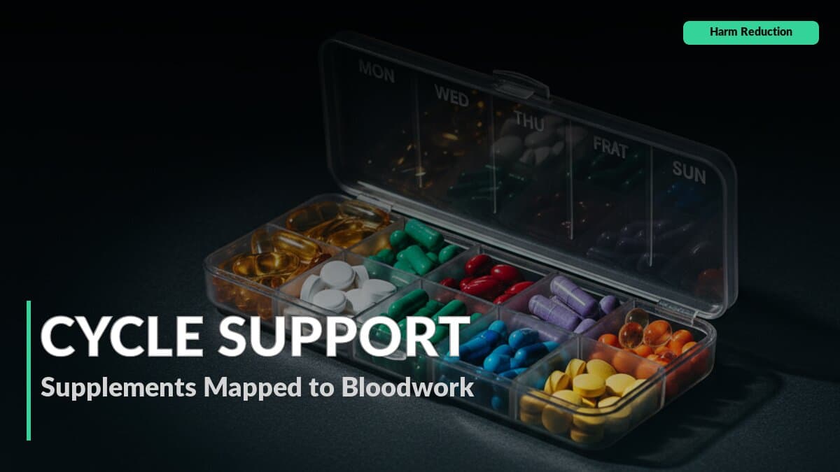 On-Cycle Support Protocol: Every Supplement Mapped to Your Bloodwork