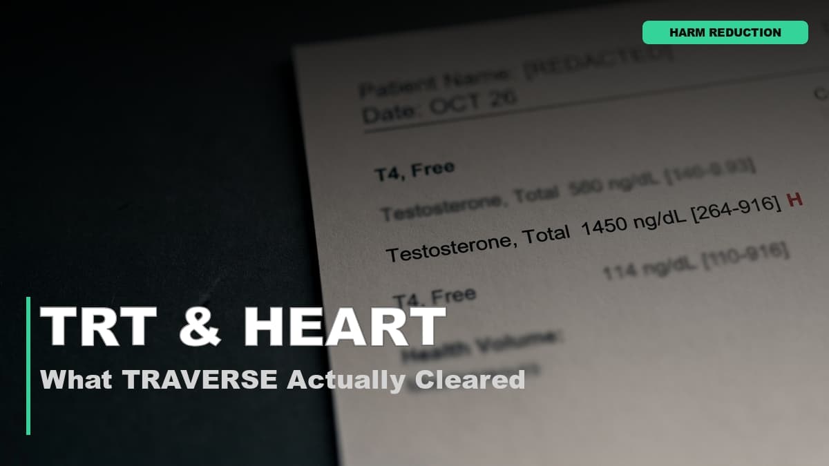 TRT Does Not Cause Heart Attacks (But Blasting Is Different)